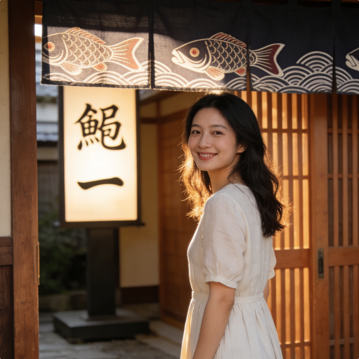 Restaurant owner portrait